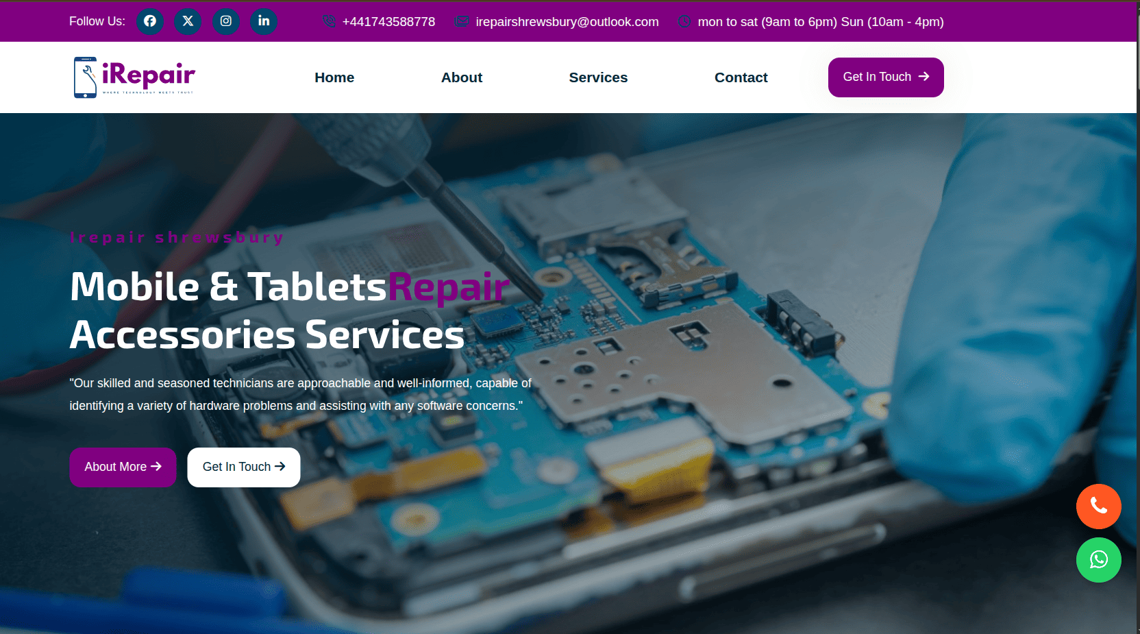 a portfolio i repair image